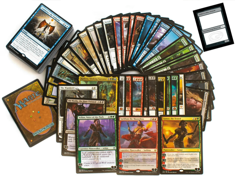 Image of a deck of Magic: The Gathering cards